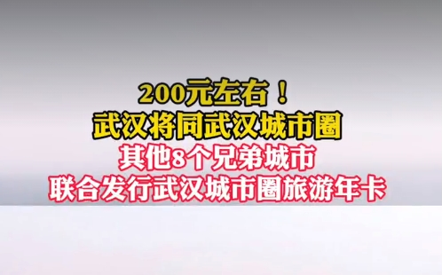 2021武漢城市圈旅游年卡怎么辦理多少錢