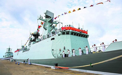 海軍咸寧艦入列 以城市名稱(chēng)命名