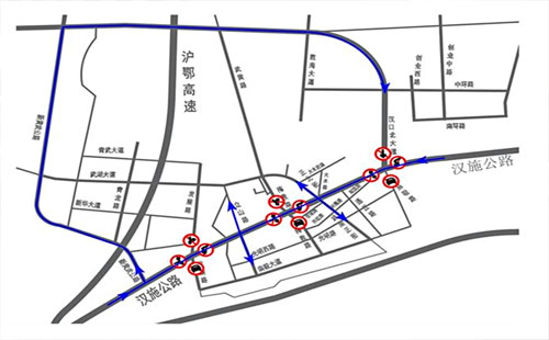 武漢交通管制最新：新河大橋至軍民村路段封路（限行）