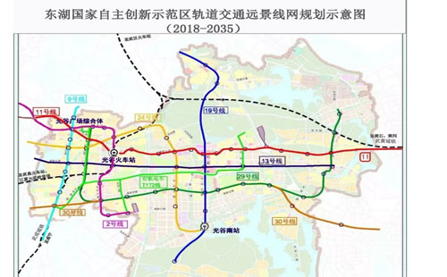 武漢13號線線路圖最新消息 武漢地鐵13號線規劃圖