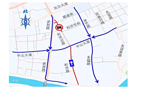 武漢交通管制最新：利濟路、利濟北路施工請繞行