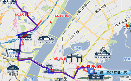 武漢公交705路、522路、701路、79路、523路、726路、603路、579路、520路、38路臨時調整走向