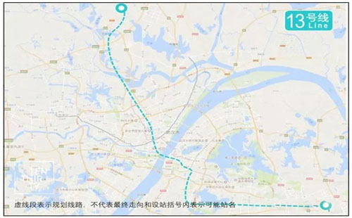 武漢地鐵13、14號線最新消息（站點線路圖）