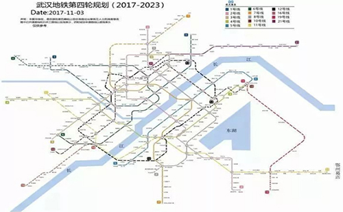 武漢地鐵規(guī)劃圖完整版 武漢地鐵線路圖2019