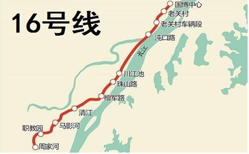 武漢地鐵16號線最新動態（站點+通車時間+線路圖）