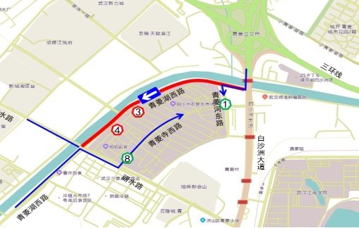 3月9日起我市新增兩處道路施工，武漢交警發布繞行提示