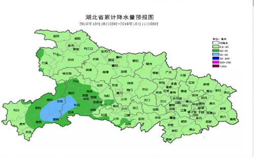 武漢10月10日未來三天天氣預報 降雨降溫將同期到來