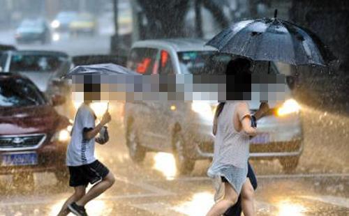 武漢雨量分布圖7月19日